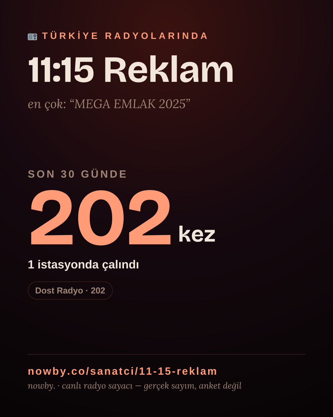 Sanatçısı, menajeri ya da hayranı mısın? Bunu paylaş.
